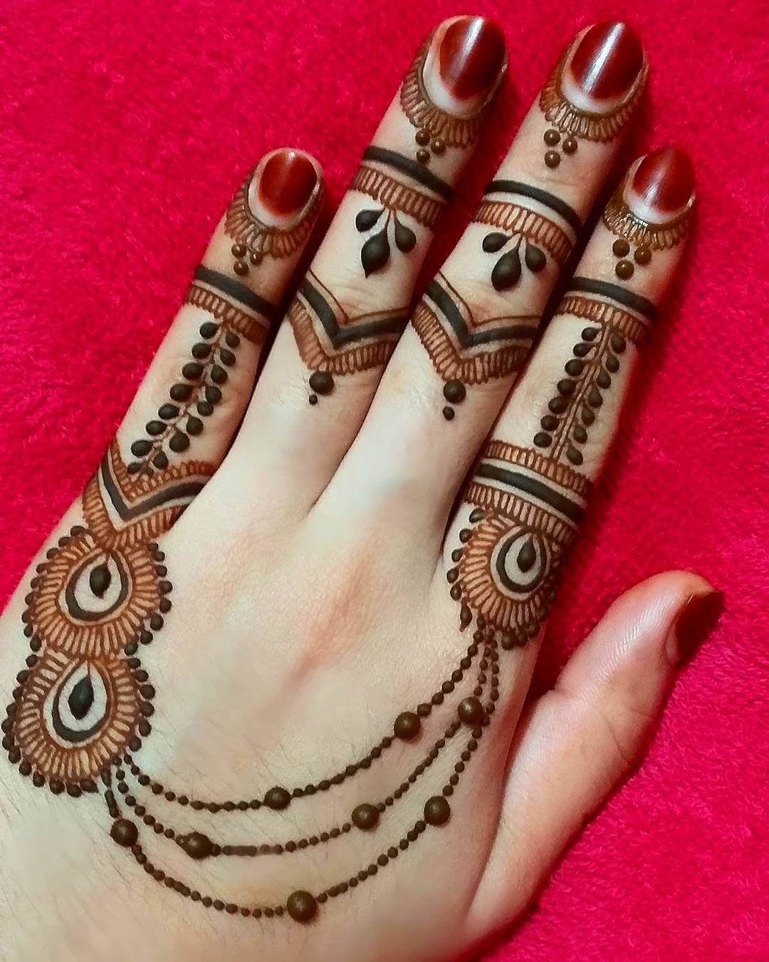 Indian Mehndi Designs For Fingers