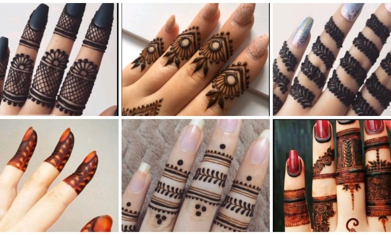 Latest Mehndi Designs For Fingers