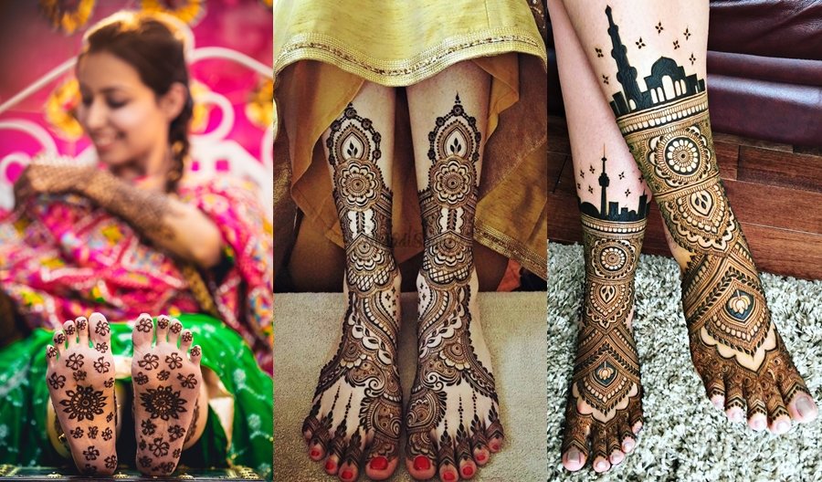 Legs Mehndi Designs