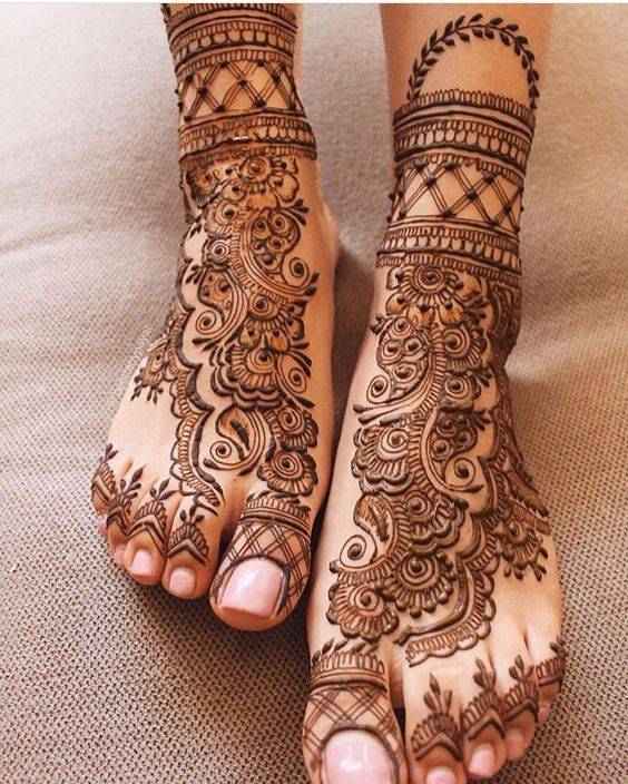 New Foot Mehndi Design