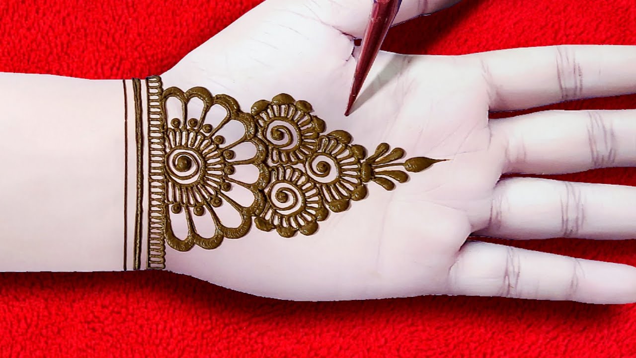 New Simple Hand Mehndi Design