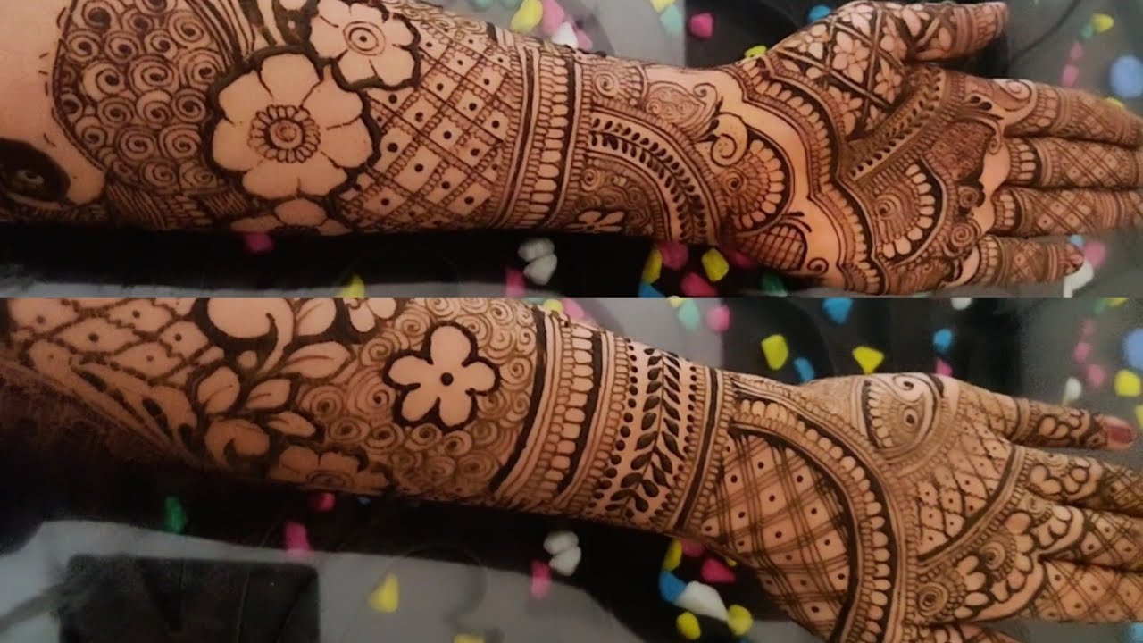 Front hand design for bridal