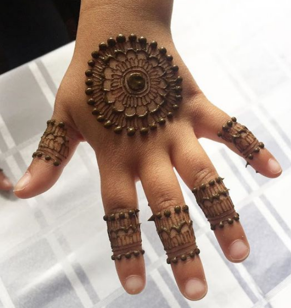 Unique Arabic Mehndi Design