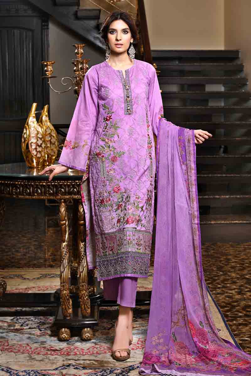 Chenone 3 PCS EMBROIDERED SUIT