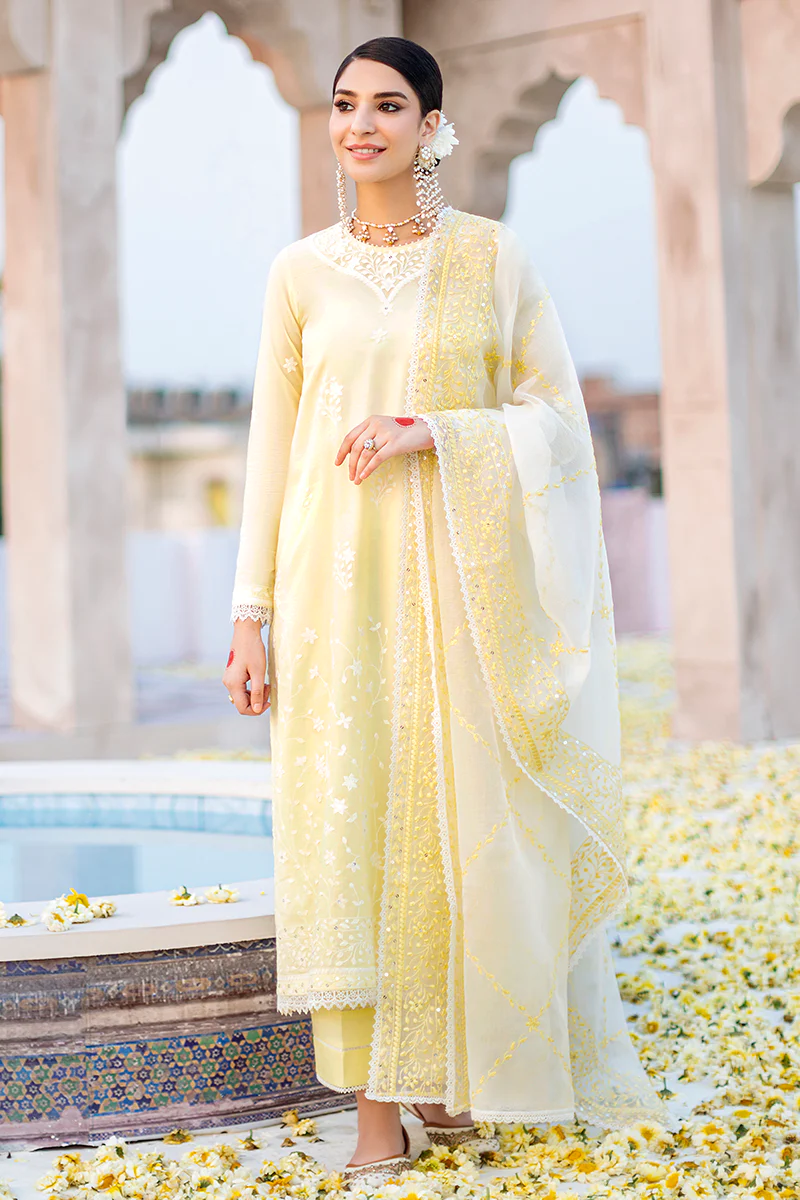 3PC EMBROIDERED LAWN SUIT
