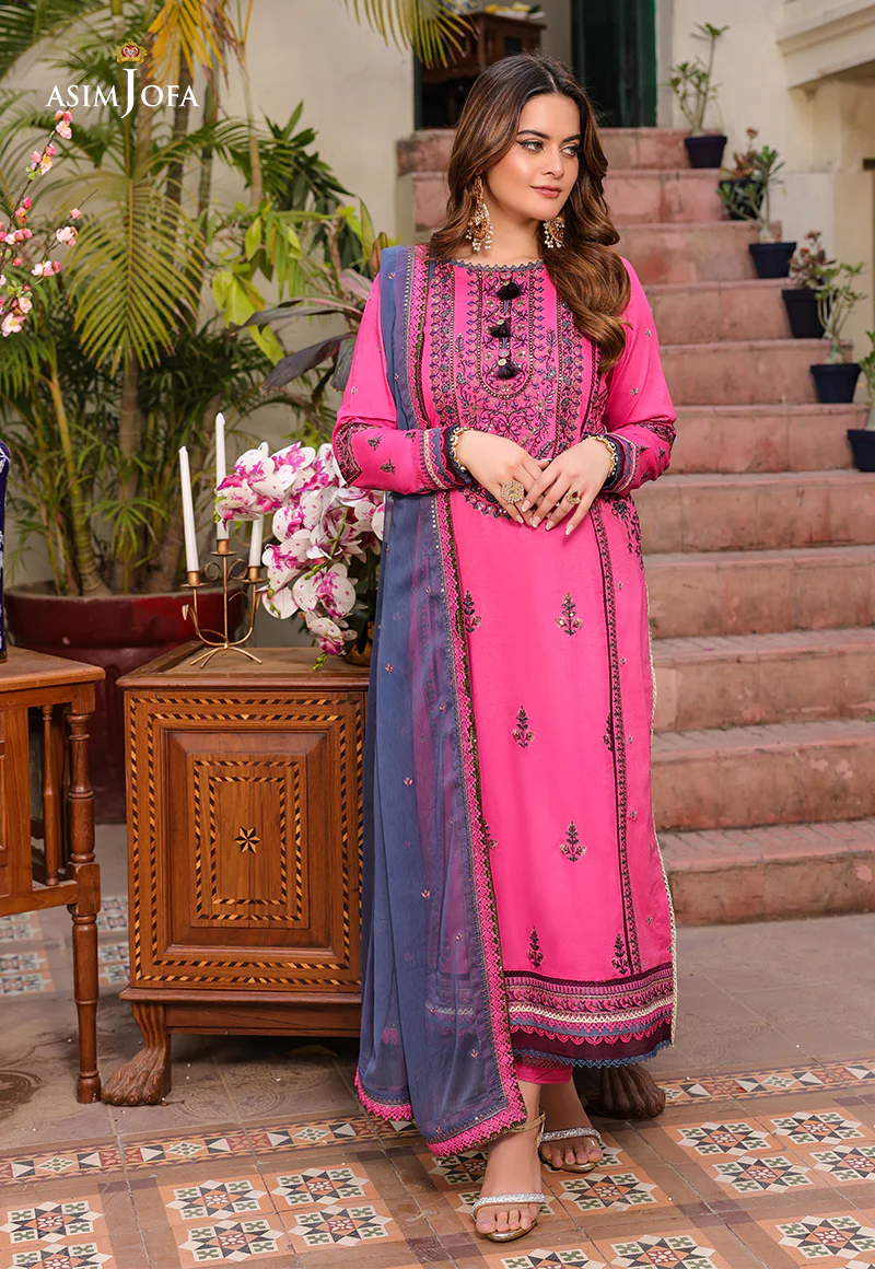 Embroidered Cambric 3pc suit