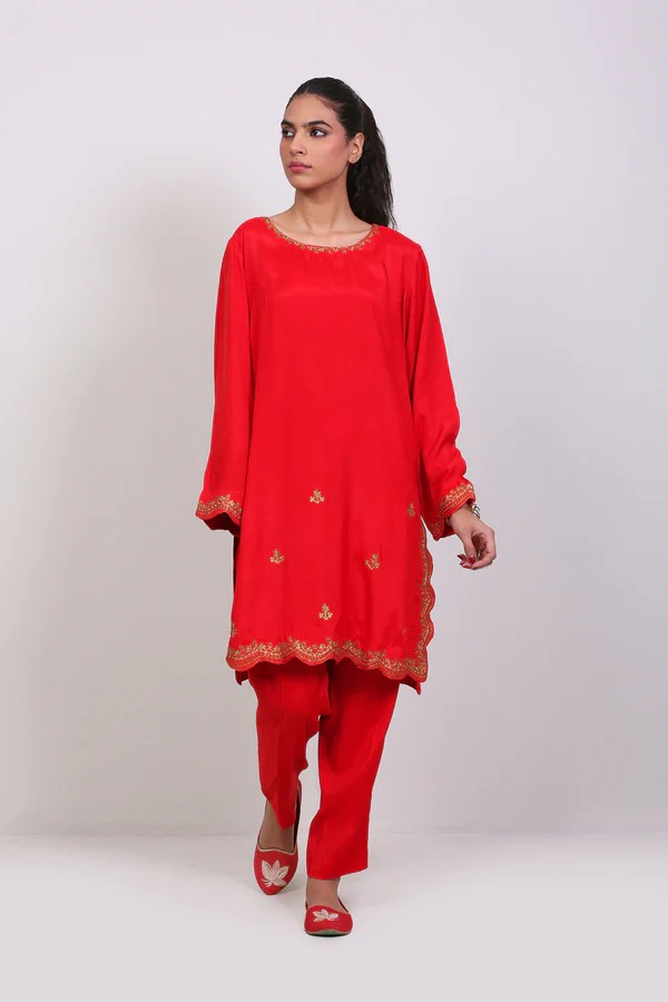 FIRNI EMBROIDERED 2-PIECE